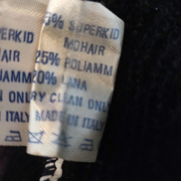 Nella Marchini Womens Vintage Mohair Blend Button Up Pockets Cardigan 40 US 6-8? - Picture 8 of 8